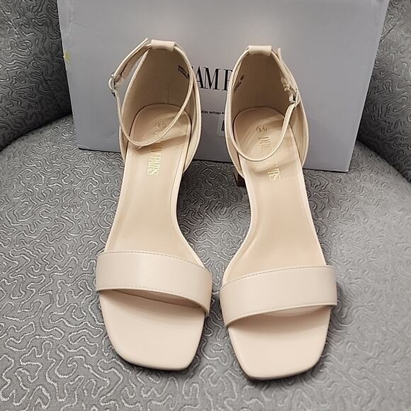 Dream Pairs Block Heel Open Toe Shoe, 8 5 - Picture 3 of 8